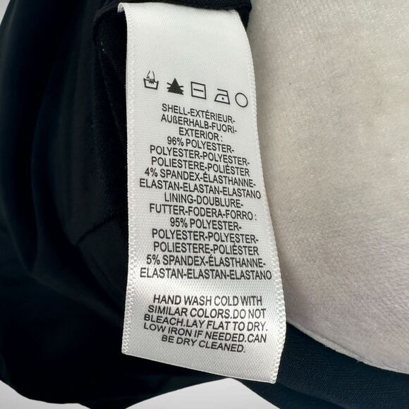 Dress the Population Pearl Trim Ronin Black Mini Dress Size X-Small LBD Cocktail - Picture 9 of 9